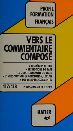 Vers le commentaire composé