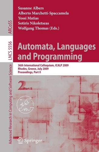 Automata, Languages and Programming
