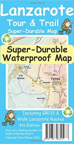 Lanzarote Tour & Trail Super-Durable Map