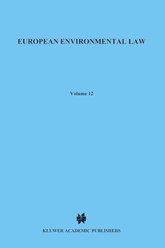 EUropean Environmental Law (European Monographs Series Set)
