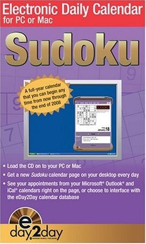Sudoku 2008 Electronic Daily Calendar for PC or MAC
