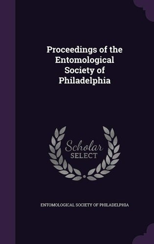 Proceedings of the Entomological Society of Philadelphia