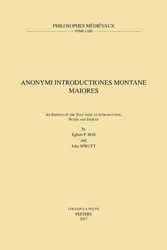 Anonymi Introductiones Montane maiores