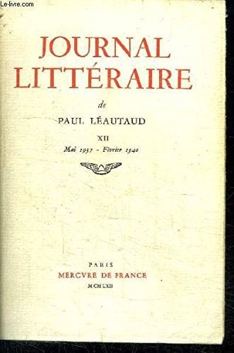 Journal littéraire: 1940-1941 (13)