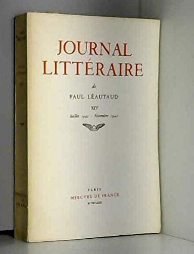 Journal littéraire: 1941-1942 (14)