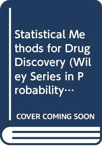 Statistical Methods for Drug Discovery