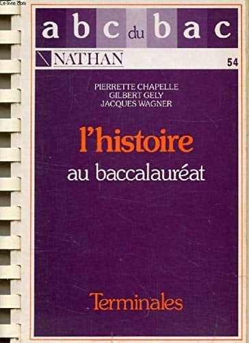L'Histoire au baccalauréat programme 1989