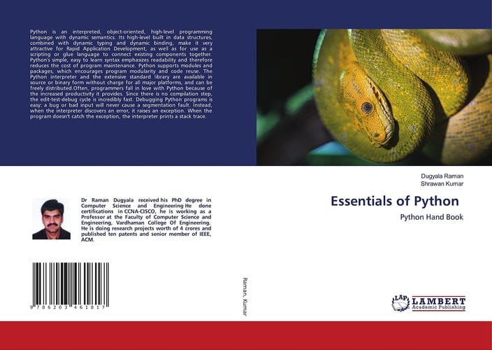 Essentials of Python: Python Hand Book