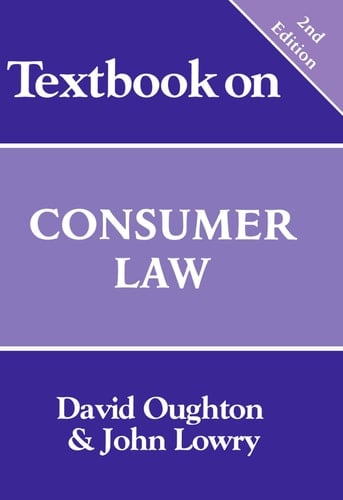 Textbook on Consumer Law