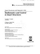 Smart Structures and Materials 1995 Mathematics and Control in Smart Structures : 27 February-1 March 1995, San Diego, California