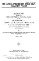 National Park Service's Revised Draft Management Policies