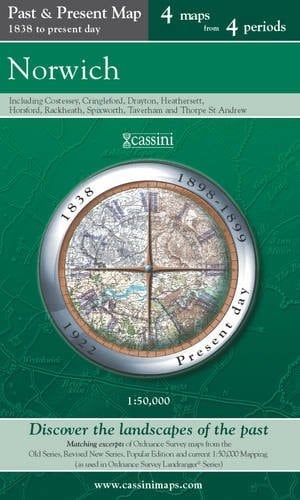Cassini Past and Present Map Norwich [nor]