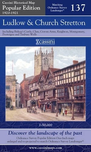 Cassini Hm, Pop-137: Ludlow and Church Stretton 137 Popular Edition 137
