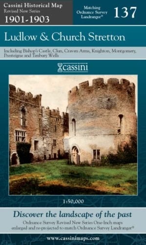 Cassini HM, RNC 137: Ludlow and Church Stretton 137 Revised New Series