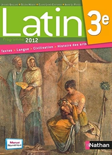 Latin 3e Programme 2012
