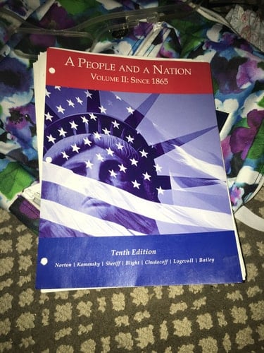 Custom History 232 People/Nation Vol. 2 1865