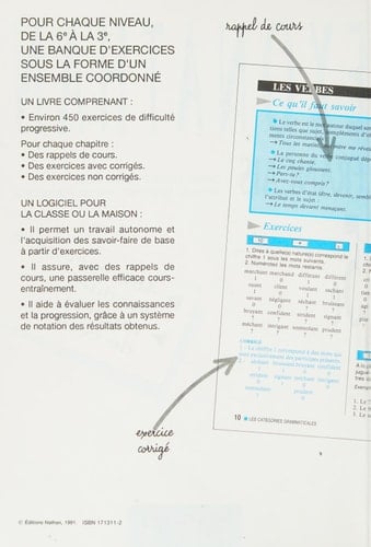 Français, 5e 480 exercices gradués, rappels de cours