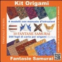Kit origami. 10 fantasie samurai. Con gadget