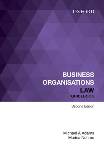 Business Organisations Law Guidebook eBook Rental