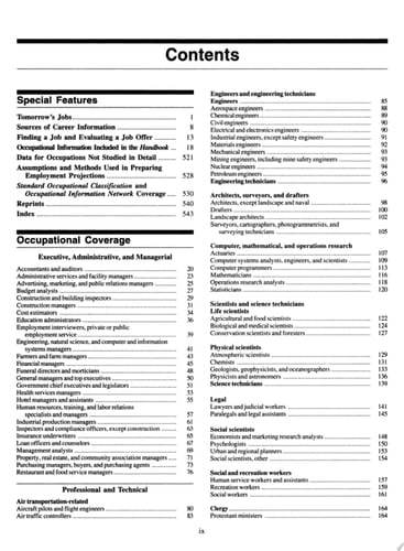 Occupational Outlook Handbook