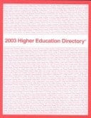 Higher Education Directory 2003