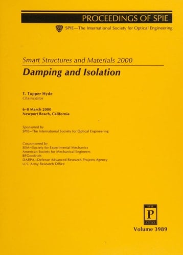 Smart Structures and Materials 2000 - Damping and Isolation 6-8 March 2000, Newport Beach, California
