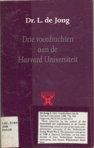 Drie voordrachten aan de Harvard Universiteit (Dutch Edition)
