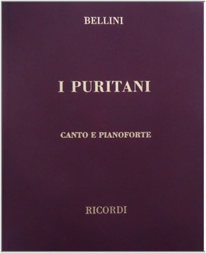 I Puritani Canto E Pianoforte