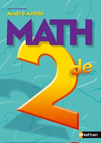 Math 2de programme 2000