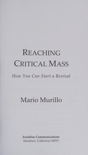 Reaching Critical Mass