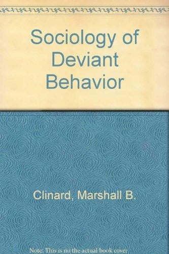 Sociology of Deviant Behavior