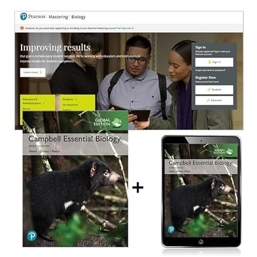 Campbell Essential Biology, Global Edition + Mastering Biology With Pearson Etext