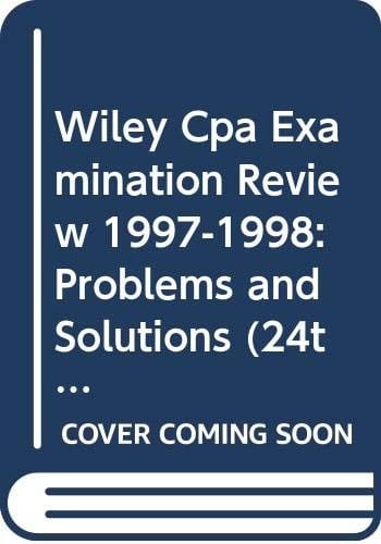 Wiley CPA Examination Review, 1997-1998