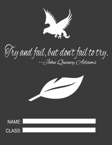 Famous Quote College Ruled Notebook