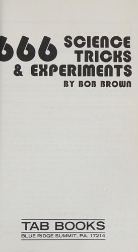 666 Science Tricks & Experiments