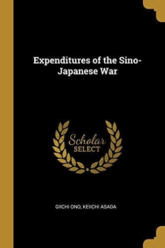 Expenditures of the Sino-Japanese War
