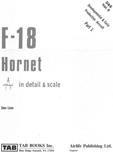 F-18 Hornet in Detail & Scale: Development & early production aircraft
