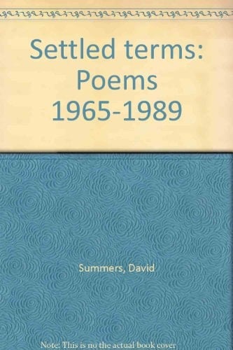 Settled Terms Poems, 1965-1989