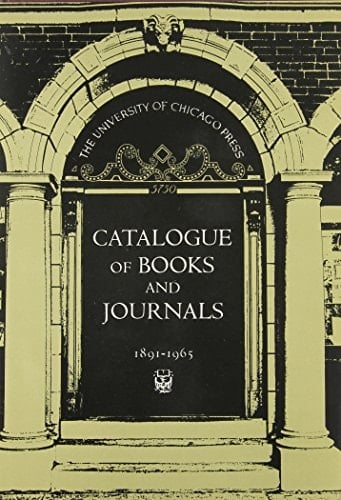 Catalogue of Books and Journals, 1891-1965