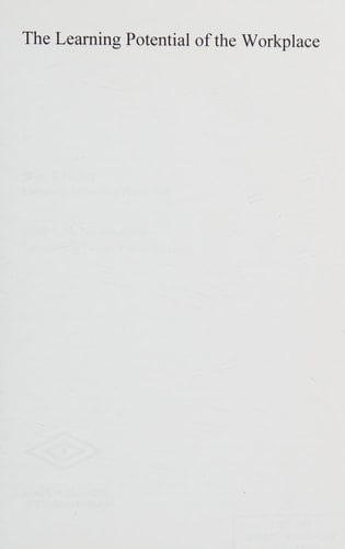 The Learning Potential of the Workplace