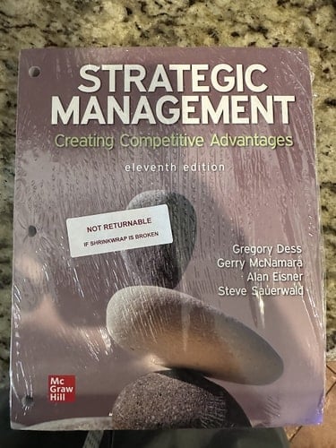 Strategic Management Creating Competitive Advantages
