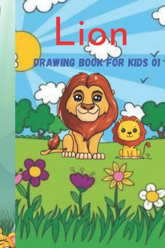 Lion drawing book for kids 01