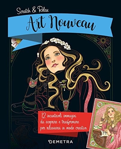 Art nouveau. Scratch & relax