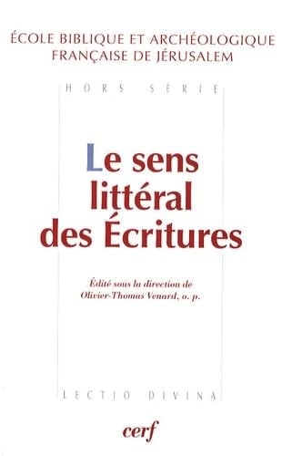 Le sens littéral des Écritures