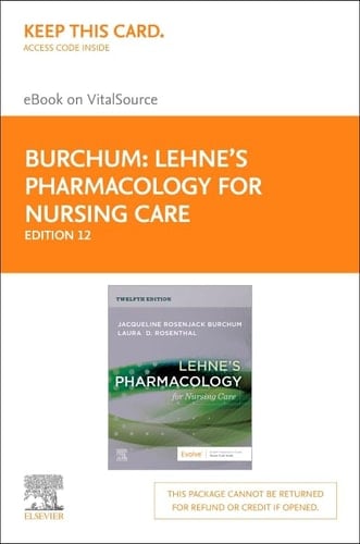 Lehne's Pharmacology for Nursing Care - Elsevier eBook on VitalSource (Retail Access Card)