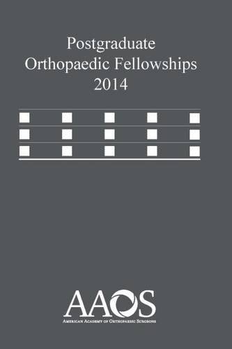 Postgraduate Orthopaedic Fellowship 2014