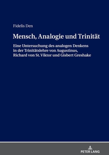 Mensch, Analogie und Trinitaet