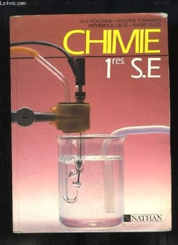 Chimie, 1res SE programme 1988