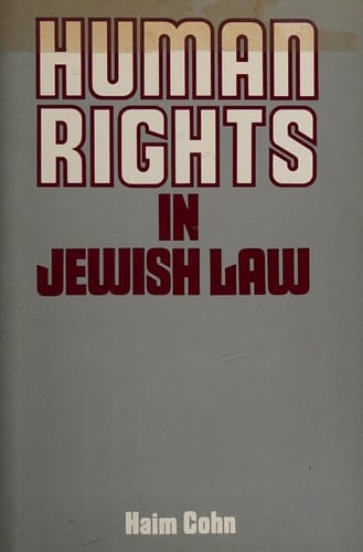 Human Rights in Jewish Law