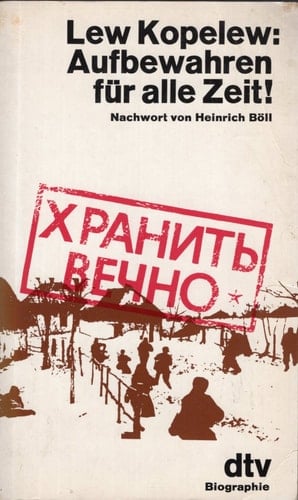 Aufbewahren für alle Zeit. (6929 621). ( dtv Biographie).